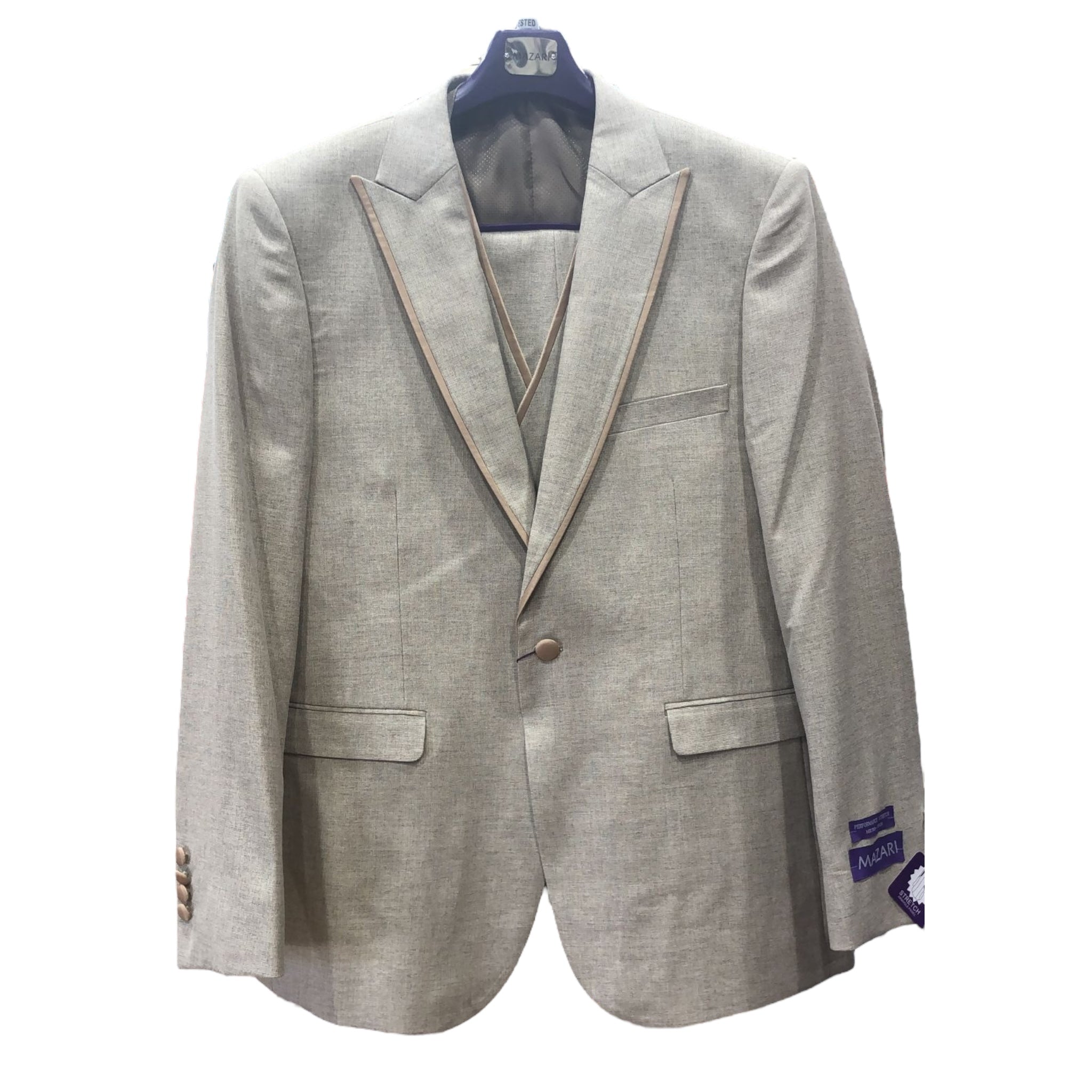 MAZARI: 3pc Modern Fit Suit 1602